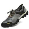 Sapatos de Vadeio Masculinos Verão Novo Respiráveis para Caminhada e Montanhismo ao Ar Livre Sapatos Vazados para Trilha em Rios Sandálias Esportivas Confortáveis