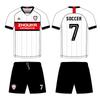 Conjunto de Uniforme de Fútbol por Sublimación Personalizado Nuevo de Secado Rápido Transpirable Camiseta de Fútbol Verano Deportes al Aire Libre Hombres Manga Corta