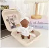 Natasha 14cm Muñeca Negra Pequeña Ropa para Muñeca Celebridad de Internet Artículo Popular Muñeca para Aliviar el Estrés Conjunto Natasha Chaqueta Pantalones