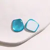 Série de Cores Macaron Olho de Gato Quadrado Curvo Contas Acrílicas Brincos DIY Acessórios para Chaveiro