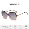 Óculos de sol de verão novos de fábrica, alta qualidade, óculos de sol polarizados HD, estilo da moda, óculos de sol para fotografia de rua, atacado, feminino