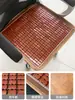Cojín Refrigerante para Asiento, Almohadilla para Silla, Cojín de Oficina Transpirable para Estar Sentado Mucho Tiempo, Almohadilla Refrigerante de Verano para Coche, Esterilla de Bambú para Mahjong, Cojín de Asiento de Verano