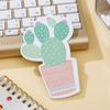 Notas adhesivas de cactus transfronterizas papel de notas forma especial coloridas para estudiante pegatinas N-Veces pegatinas creativas para libro de mano mensaje