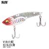 Tiro largo serpiente de metal VIB Luya cebo falso vibración capa de natación completa recubierto de plomo cobre ranura de sangre gancho lentejuelas giratorias VIB de metal