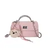 2026 Bolso Caja Acolchado Estilo Chanel con Cadena, Bolso Cuadrado Pequeño de Piel Suave de Alta Gama, Bolso para Teléfono, Neceser, Bolso de Hombro Cruzado