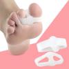 Separador de Dedos de Doble Bucle en Stock para Uso Diurno y Nocturno, Separador de Dedos Superpuestos para Hueso del Dedo Gordo, Corrector de Hallux Valgus, Enderezador de Dedos