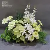 Arreglos Florales de Boda Estilo Bosque, Macetas Colgantes, Flores de Seda, Decoraciones de Pasillo, Decoraciones para la Ceremonia de Entrega del Coche de Boda, Escaparates, Plantas Verdes