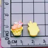 Série de Brinquedos de Comida em Miniatura: Sorvete, Bolo, Casquinhas, Arte de Unha, Presilhas de Cabelo, Fivelas de Sapato, Acessórios de Resina para DIY de Roupas