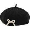 Gorros para Niños para Primavera y Otoño, Boinas Finas para Niñas con Lazo, Gorros de Calabaza, Gorros de Pintor de Invierno para Bebés Niñas
