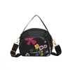 Nova bolsa de ombro feminina, bolsa transversal leve para sair, bolsa simples para mães, sacola de compras em tecido Oxford, porta-celular e porta-moedas
