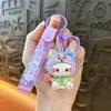 Llavero Creativo de Gato con Capucha Galvanizado de Dibujos Animados Colgante Lindo para Bolso Llavero de Coche Agarrador Regalo Venta al por Mayor