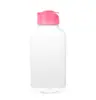 Garrafa de água demaquilante personalizada 120ml garrafa de água com essência de VC ácido hialurônico hidratante portátil para viagem PET transparente