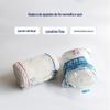 Borda Vermelha Azul Elastano Faixa Franzida Curativo para Ferida Bandagem Elástica Treinamento Cruz Vermelha Curativo de Primeiros Socorros Embalagem Individual
