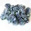 Brotecitos de Té de Rosa Pequeños, Decoraciones de Pared de Flores para Bodas, Cortina de Cuentas DIY Cabezas de Flores Artificiales