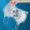Top Tubo de Seda de Gelo Respirável Ultrafino Roupa Íntima Feminina Sutiã de Costas Bonito Sem Marcas Camisola Pequena Sutiã de Envolver o Peito Reunião para Seios Pequenos
