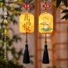 Colgantes de linternas pequeñas para el Festival de Medio Otoño, decoraciones para el Día Nacional, linternas antiguas de estilo chino, decoraciones festivas de estilo nacional para áreas escénicas, linternas luminosas