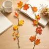 Nuevas Decoraciones Colgantes Decorativas de Ratán de Otoño para Pasillos Exteriores