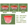 Maceta Cubierta Transparente de Plástico Grande Maceta de Persona Perezosa con Absorción Automática de Agua Chlorophytum Almacenamiento de Agua Doble Capa