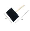 Pincel de esponja con mango de madera para productos al contado del fabricante, raspador de esponja, pincel de textura, herramientas de pintura, venta al por mayor de suministros de arte