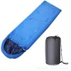 Bolsa de dormir para viajes al aire libre en tres estaciones: primavera, verano y otoño. Bolsa de dormir para acampar para adultos en la naturaleza. Bolsa de dormir individual tipo sobre con capucha. Dormir