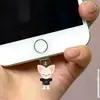 Funda para Teléfono de Acrílico Kp de Dibujos Animados Lindos, Tapón de Polvo para Teléfono Popular Transfronterizo Zook Duradero, Protección Op, Hongyao