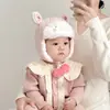 Sombrero de Dibujos Animados Estilo Lei Feng Coreano Lindo Súper Lindo para Bebé Cálido Cortavientos Protección para Orejas Sombrero de Punto para Niños Otoño e Invierno