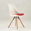 Silla Tulipan Industrial Imus Silla de Oficina Creativa Silla de Computadora Simple Tapizada Puleather Silla de Café Nórdica