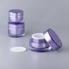 Garrafa Redonda de Alta Qualidade 10g 30g 50g Ps Acrílico Frasco para Creme Embalagem Plástica Cosmética Caixa com Fundo Espesso para Creme Facial