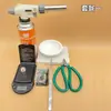 Prueba de Oro Tienda de Oro Herramienta de Tasación para Reciclaje Juego Antorcha para Probar Oro Herramienta Cortador de Oro Tenazas para Cortar Oro Crisol para Quemar Oro