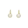 Aretes de Perla para Mujer con un Toque de Alta Gama, Nuevo Estilo Popular 2026, Lujo Ligero, Versátil, Zapatos de Tacón Alto, Aretes de Botón, Accesorios para Orejas, Ganchos para Orejas