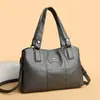 Bolso de Mano Retro de Calle de Moda Europeo y Americano para Mujer Gran Capacidad 70% de Descuento Bolso Tote Color Sólido Informal Bolso de Hombro para Mujer