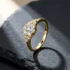 Bestseller transfronterizo en Europa y América: anillo de plata de ley S925 con moissanita completa microincrustada con diseño de nicho, moderno y de lujo ligero