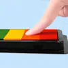 Tinta para Huellas Infantiles de Ocho Colores Almohadilla Larga para Pintar con los Dedos Almohadilla de Tinta para Diario Personalizado Sello de Goma Almohadilla de Tinta de Colores