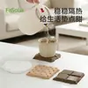 Posavasos de Silicona Aislante del Calor Fasola, Lujo Ligero y Sensación de Alta Gama, Posavasos para Taza de Agua, Anti-quemaduras y Resistente a Altas Temperaturas, Posavasos para Mesa de Comedor, Taza de Café, Taza de Té