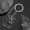 Venta Caliente Transfronteriza Nuevo Llavero de Araña de Diamante Europeo y Americano Llavero de Araña Oscura Accesorios Colgantes