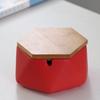 Hogar Simple Moda Cerámica con Tapa A prueba de Viento a Prueba de Polvo Cenicero Oficina Hogar Europeo Creativo Regalo Personalidad