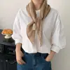 Bufanda Larga de Seda para Mujer 2025 Nueva Moda de Invierno Versátil Cálida Decorativa Bufanda de Cuello de Gama Alta Venta al por Mayor
