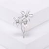 Broche de flores acrílicas sencillo y moderno de estilo coreano, con ramillete de plantas de aleación, elegante y sencillo accesorio de ropa para mujer.