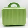 Maleta de Maquiagem Portátil 14 polegadas, Mala Pequena, Bolsa de Maquiagem para Armazenamento, Maleta de Viagem, Mala com Rodas Universais, Mala de Mão, Portátil