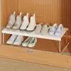 Armário de sapatos com prateleiras e divisórias, armário organizador, prateleira retrátil dentro do armário, organizador de divisória para armário de sapatos