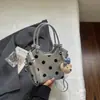 Bolsa de Axila de Lunares Estilo Francés para Mujer Shuai Mi Home Modelo Nuevo 2026 Bolso de Mano Bolso de Hombro Cruzado Simple y Elegante Bolsa de Viaje