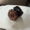 Pinza para coleta de flor de rosa seca Clip francés para la parte posterior de la cabeza Clip de agarre pequeño cabeza de bola camelia Pasador pequeño tamaño medio
