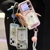 Adecuado para Dispositivos Apple para Transformarse Instantáneamente en 18Promax, Soporte West Highland, Soporte con Correa, Personalización de Funda Blanda/Dura para iPhone y Teléfono Android