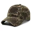 Gorra de Béisbol Camuflada Retro Europea y Americana Transfronteriza Desgastada para Hombres, Gorra con Visera para Protección Solar al Aire Libre, Sombrero Simple Casual de Copa Suave