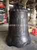 Venta al por mayor de fábrica campana grande de hierro templo templo taoísta campana de hierro fundido adornos de escultura 1,2 metros 1,5 metros 1,8 metros