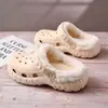 Pantuflas de algodón gruesas, forradas de felpa, cálidas, para otoño e invierno, para mujer, con suela antideslizante, adecuadas para uso en interiores y en casa, con diseño mullido, y disponibles para venta al por mayor transfronteriza