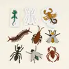 Moldes de Silicone Realistas em Formato de Insetos para Halloween - Moscas, Aranhas, Baratas e Centopeias - Moldes de Gesso Squishy para DIY de Pegadinhas