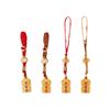 Colgante Llavero Grande de Arena de Cristal Dorado Seguro Portátil Dorado Colgante para Teléfono Móvil Accesorios Llave de Coche Joyería Regalo