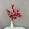 Ramo de flores artificiales, decoración de flores secas, decoración para sala de estar del hogar, accesorios para fotografía de bodas, ramo de lirios del valle, flores hechas a mano