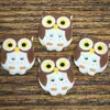 Coleção de botões de animais coelho e esquilo de desenho animado para roupas infantis, decoração de roupas artesanais DIY, botões para sapatos com furo